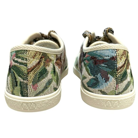 Valentino $820 Floral Tapestry Bay by Bay Lace-Up Sneakers NEW Sz 38 US 8 - Picture 6 of 10